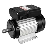 VEVOR Motore Elettrico 2,2KW 2800 Giri/min, AC 220~240V 13,8A, 90L, Telaio B3, Motore Compressore d Aria Monofase, Albero con Chiavetta 24mm, Rotazione CW/CCW per Macchine Agricole e Attrezzature Gene