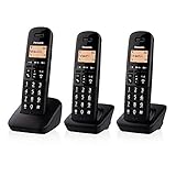 PANASONIC Cordless Trio KX-TGB613JTB Nero