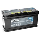 Exide Premium Carbon Boost Car Battery 100Ah 900 A/EN