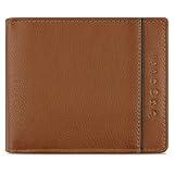 bugatti Banda Wallet With Push Button And Flap Cognac