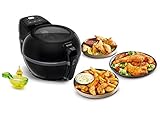 Tefal - Actifry Extra Black FZ7228, Friggitrice ad aria, sana, capacità 1,2 kg fino a 6 persone, poco olio, inodore, 300 ricette (lingua italiana non garantita)