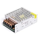 Alimentatore switching 5V 10A 50W DC Adattatore di alimentazione da 100V/240V a DC-5V, trasformatore ANGEEK, adatto per strisce LED, sistemi di sorveglianza, progetti di illuminazione, ecc.