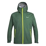 SALEWA Puez Aqua 3 Powertex, Giacca Uomo, Verde, 46/S