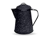 WARMCOOK CINSA-315600-Caffettiera Teiera in acciaio smaltato-2 tazze-nero