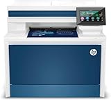 HP Color LaserJet Pro MFP 4302fdw 5HH64F, Stampante Multifunzione A4, Stampa Fronte e Retro Automatico, 33 ppm, USB, Wi-Fi, Ethernet, Fax, Copia, Scansiona, ADF, Schermo Touch da 4,3", Blu