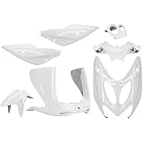 KIT 7 PEZZI CARENE BIANCO COMPATIBILE CON MBK NITRO - COMPATIBILE CON YAMAHA AEROX 50  97/ 12 FAIRING COQUE