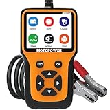 MOTOPOWER MP0515A 12V Tester di carica della batteria dell auto e analizzatore dell alternatore