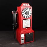 Telefoni analogici Modello Telefono Decorazione da Parete, Antico Vintage Rotary Dial Telefono da Ufficio Ornamento da Tavolo Decorativo per La Casa Tavolo Telefono da Esposizione Regalo
