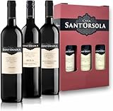 Casa Sant Orsola - Vino Rosso Confezione Regalo, Barolo D.O.C.G. Siglati 14%, Chianti D.O.C.G. 12%, Nero d Avola D.O.C. 13%, Gusto Secco e Intenso, 3x750 ml