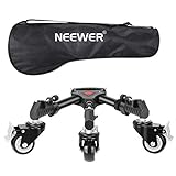 Neewer Base Scorrevole per Treppiedi, Resistente con Ruote in Gomma da 3", con Gambe Estensibili & Borsa di Trasporto, per Treppiedi Cavalletti per Illuminazione, Massima Capacità di Carico 22,68kg