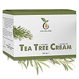 Crema Tea Tree 100ml, vegan - per l uso sulla pelle con imperfezioni, brufoli sul viso, cura dell acne