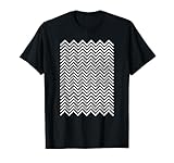 Twin Peaks Black and White Chevron Maglietta