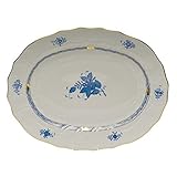 Herend Chinese bouquet Blue Platter