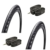 RMS N°2 Copertone 28" - 700 x 38 (40-622) Nero Bici + N°2 Camera d Aria City Bike