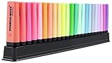 Evidenziatore - STABILO BOSS ORIGINAL Desk-Set 50 Years Edition - 23 Colori assortiti 9 NEON + 14 Pastel