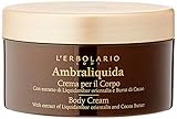 L Erbolario, Crema Corpo Ambraliquida, Trattamento Emolliente e Tonificante, 250 ml