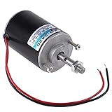 Motore Permanente Magnete DC Mini CW/CCW, Motore elettrico Reversibile Motore ad Ingranaggi Elettrico ad Alta Velocità a Basso Rumore per il Generatore DIY 3500rpm (12V)