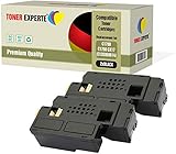 TONER EXPERTE Kit 2 C13S050614 Nero Toner compatibili per Epson AcuLaser C1750N, C1750W, CX17NF, CX17WF, C1700, C1750, CX17