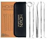 HOKIN Pulizia Denti Ablatore Kit - per Igiene Dentale, Placca e Tartaro Rimozione Sbiancamento con specchietto dentista, per Cura Orale Domestico (5)