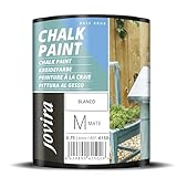 JOVIRA PINTURAS Chalk Paint, Pittura al Gesso, Matte all  Aqua, Rinnova il tuo arredamento con creatività. (750 ml, Bianco)