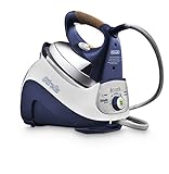 De Longhi PRO1847 Stirella Ferro da Stiro Professionale con Caldaia a Carica Continua, Capacità serbatoio 1,1L, Colpo vapore di 200gr, Funzione ECO, Vapore verticale, Blu/Bianco