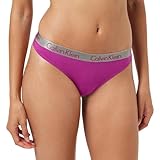 Calvin Klein Perizoma Donna Thong Tanga, Viola (Wild Aster), XL