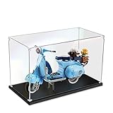 JOMIOD Vetrina in acrilico per Lego 10298 Vespa 125, resistente alla polvere, compatibile con Lego 10298, modello senza kit