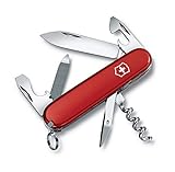 Victorinox, Sportsman, Coltellino Svizzero, Originale, Multiuso, Campeggio, 13 Funzioni, Lama, grande, Apriscatole