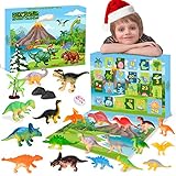 Calendario Avvento 2023 Kinder Dinosauri Calendario Dell avvento con 24 Sorprese Dinosauri, Dinosauro Giocattolo Regalo di Natale, 24 Giorni di Conteggio Alla Rovescia per Bambini Ragazzi Natale