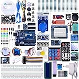 ELEGOO Scheda Starter Ultimate Kit Piu Completo per Progetto Principianti con Tutorial in Italiano Learning Kit di Apprendimento (63 Articoli) Compatibile con Arduino