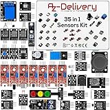 AZDelivery 35 in 1 Sensori di moduli kit accessori compatibile con Arduino incluso un E-Book!