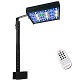 PopBloom 30W LED Acquario Marino, Lampada Acquario Marino a Spettro Completo per Corallo, Plafoniera LED Acquario Marino con Staffa (30W)