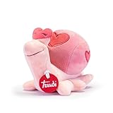 Trudi Lumachina Trudino Peluche cuore con dedica, regalo San Valentino | 16x32x20cm taglia M | Celebration | modello 52242