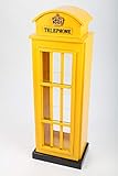 point home Armadio di design per telefono, retrò, giallo, 80 cm