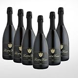 Luvit & Lumoè | Prosecco Brut D.O.C. Treviso | Confezione idea regalo 06 Bottiglie da 750 ml | Vino bianco secco spumante | Alc. 11% | Offerta vino originale Premium.