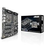 Asus WS C621E SAGE(BMC) Scheda Madre per Workstation, Intel Dual Processor Xeon Socket 3647, 4x Schede Video Dual Slot, RAM 12 Slot fino a 768 GB, EEB