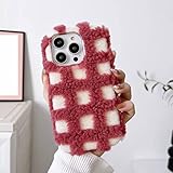 TTVV Custodia Peluche per Samsung Galaxy S21 Plus,Carino Morbido Artificiale Peloso da Coniglio Inverno Soffice Caldo Cover Faux Pelliccia Caso