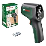 Bosch Home and Garden termometro a infrarossi UniversalTemp (-30 °C...+500 °C, misurazione facile e precisa, 3 gruppi di materiali predefiniti, in cartone)