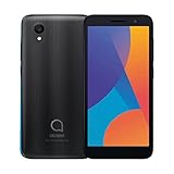 Alcatel 1 (2021) - Smartphone 16GB, 1GB Ram, Sim singolo, Nero vulcano (rinnovato)