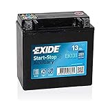 Exide Ek131 - Batteria AGM per auto, 12 Ah