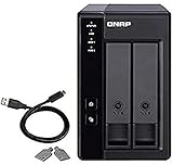 QNAP TR-002 2 Bay Desktop NAS Expansion - Optional Use as a Direct-Attached Storage Device