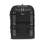 Lowepro Pro Trekker BP 450 AW II, Zaino per Fotocamera, Tessuto Riciclato, Laptop/Tablet da 15", Divisori MaxFit, Copertura Impermeabile, Custodia per Fotocamera Mirrorless/DSLR, Nero/Grigio Scuro