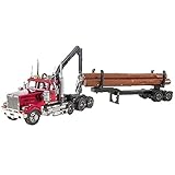 Metal Earth Premium Series Western Star 4900SB Log Truck & Trailer 3D Metal Model Kit Fascinations