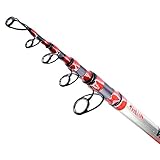 Falcon Wild Tele Cast 130 gr Canna da Surfcasting, 4.20 mt Unisex-Adulto, Arancione, Nero, Vario, X