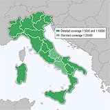 2021 MICRO SD CON MAPPA TOPOGRAFICA TrekMap Italia v6 PRO