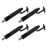 SINOCMP 4PCS 729595-53100 729573-53050 Iniettore di carburante per motore Yanmar Komatsu 4JH2 4JH2-UTE, 3 mesi di garanzia