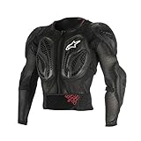 Alpinestars 1568957 Pettorina Bionic Action Jacket, Nero/Rosso, M