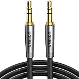 UGREEN Cavo Aux 3.5mm Maschio HiFi Stereo Cable Audio Mini Jack Nylon Intrecciato per Cuffie, Smartphone, Autoradio, Hi-Fi System, TV, Laptop (0.5M)