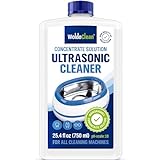 WoldoClean Detergente a ultrasuoni concentrato 750ml per occhiali e gioielli - sufficienti per 30 litri di soluzione detergente