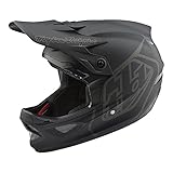 Troy Lee Designs 198002203 D3 Fiberlite, Mono Black Md